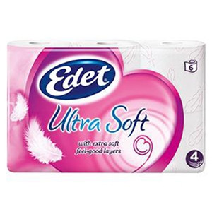Edet Ultra Soft toiletpapier 4-laags (6 rollen)  SED00002 - 1