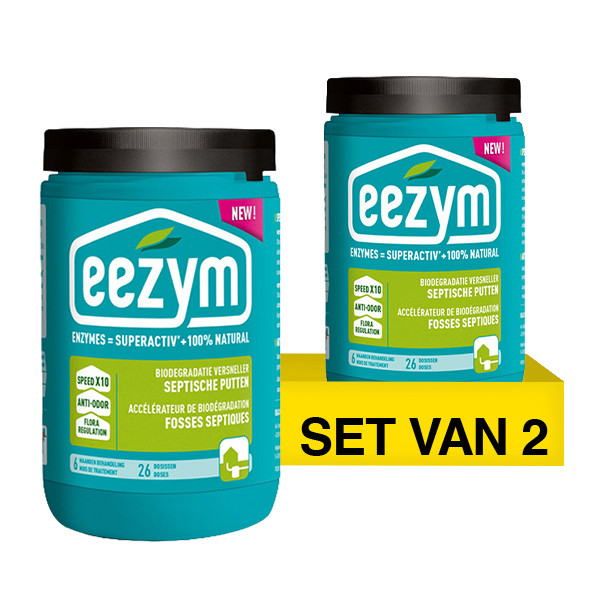 Aanbieding: 2x Eezym biodegradatie versneller voor septische putten (6 maanden) SEE00035 - 1