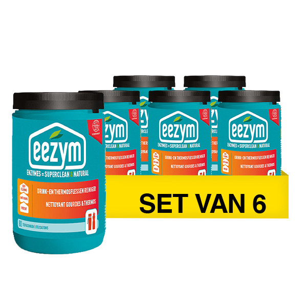 Aanbieding: Eezym Drink- en Thermoflessen Reiniger (6 stuks - 500 gram) SEE00064 - 1