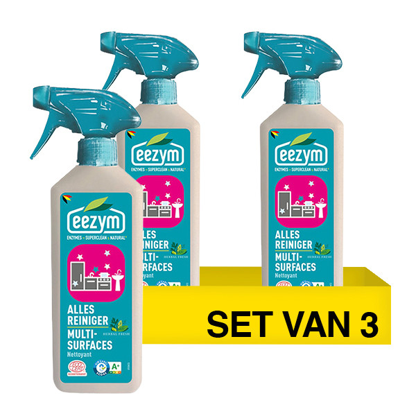 Aanbieding: Eezym allesreiniger Herbal Fresh spray (3 stuks - 500 ml) SEE00045 - 1