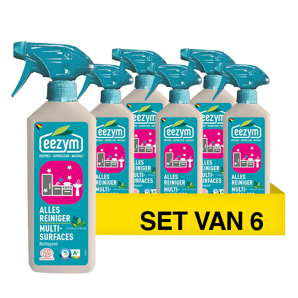 Aanbieding: Eezym allesreiniger Herbal Fresh spray (6 stuks - 500 ml) SEE00046 - 1