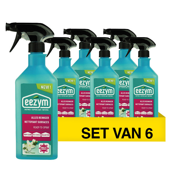 Aanbieding: Eezym allesreiniger White Flower spray (6 stuks - 500 ml) SEE00058 - 1
