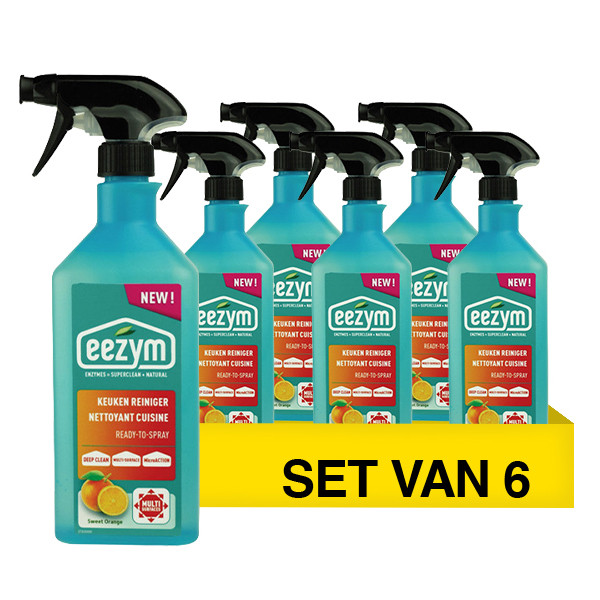 Aanbieding: Eezym keukenreiniger en ontvetter spray (6 stuks - 750 ml) SEE00062 - 1