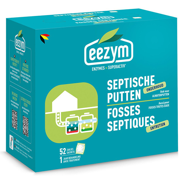 Eezym biodegradatie versneller septische putten (52 losse zakjes) SEE00011 - 1