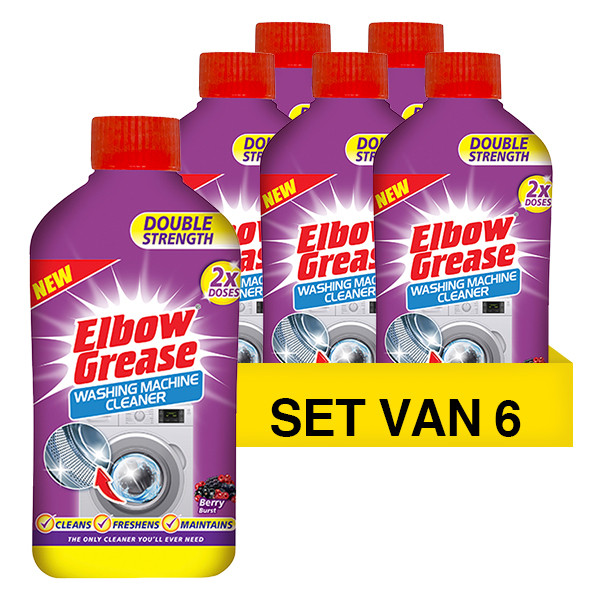 Aanbieding: 6x Elbow Grease Wasmachine Reiniger Bessen (250 ml) SEL00289 - 1