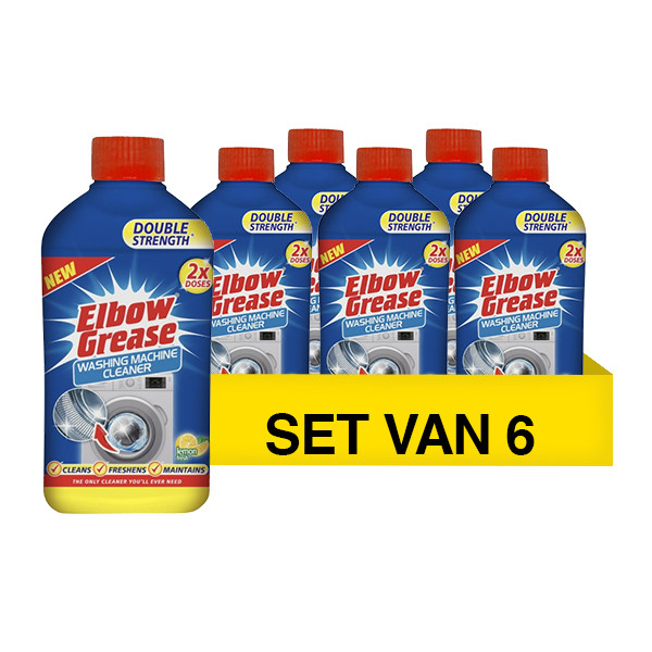Elbow Grease Aanbieding: 6x Elbow Grease Wasmachine reiniger Citroen (250 ml)  SEL01018 - 1