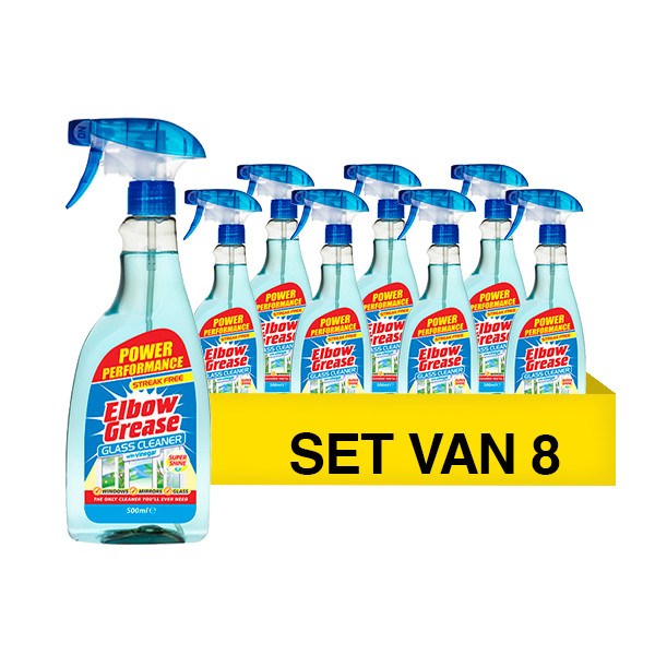 Elbow Grease Aanbieding: Elbow Grease Glasreiniger (8 sprays - 500 ml)  SEL00203 - 1