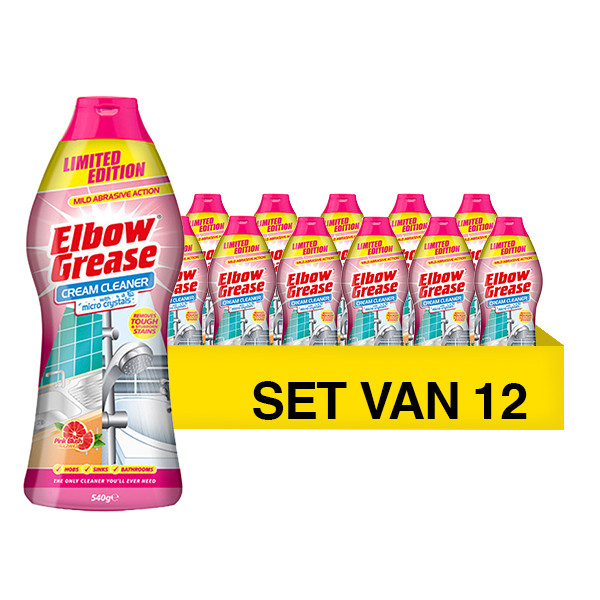Elbow Grease Aanbieding: Elbow Grease Pink Cream Cleaner (12 stuks - 540 ml)  SEL00283 - 1
