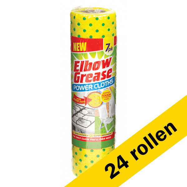 Elbow Grease Aanbieding: Elbow Grease Power Cloth - Schoonmaakdoekjes (24 stuks x 7 doekjes)  SEL00205 - 1