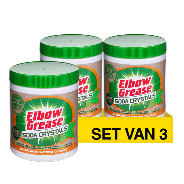 Aanbieding: Elbow Grease Soda Kristallen (3 stuks - 500 gram) SEL01163 - 1