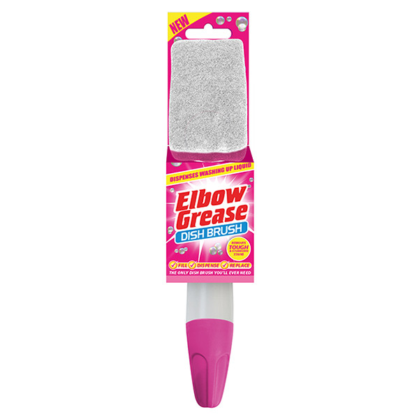 Elbow Grease Pink Dish Brush (1 stuk)  SEL01042 - 1