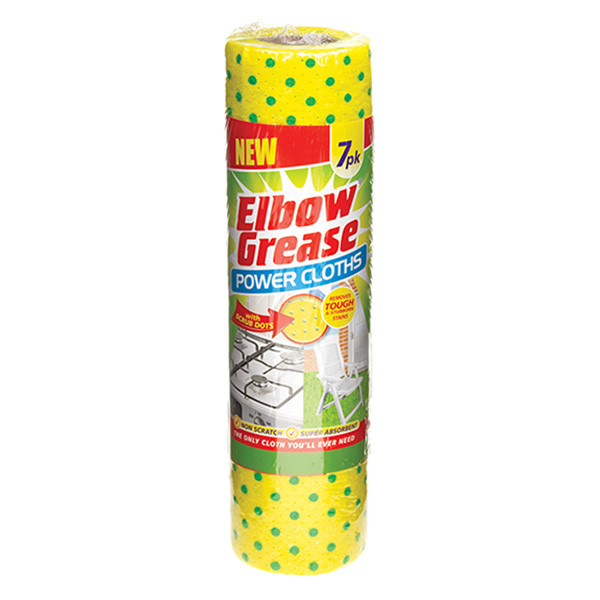 Elbow Grease Power Cloth - Schoonmaakdoekjes (7 doekjes)  SEL00204 - 1
