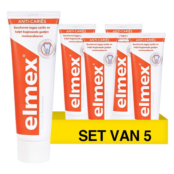 4 + 1 Gratis Elmex Anti Cariës tandpasta (75 ml) SEL00299 - 1