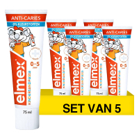 4 + 1 gratis Elmex Peuter (0 - 5 jaar) tandpasta (75 ml) SEL00301