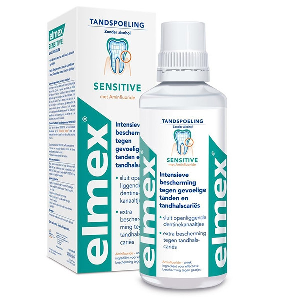 Elmex Sensitive mondwater (400 ml)  SEL00007 - 1