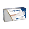 Eurogloves Latex handschoen maat M gepoederd (Eurogloves, wit, 100 stuks)  SME00042