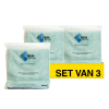 Aanbieding: 3x FRM Droogdoek Quick Dry Groen (40x60 cm) SFR00182 - 1