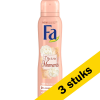 Fa Aanbieding: 3x Fa deodorant spray Divine Moments (150 ml)  SFA05126