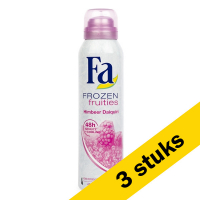 Fa Aanbieding: 3x Fa deodorant spray Frozen Fruities Framboos Daiquiri (150 ml)  SFA05099