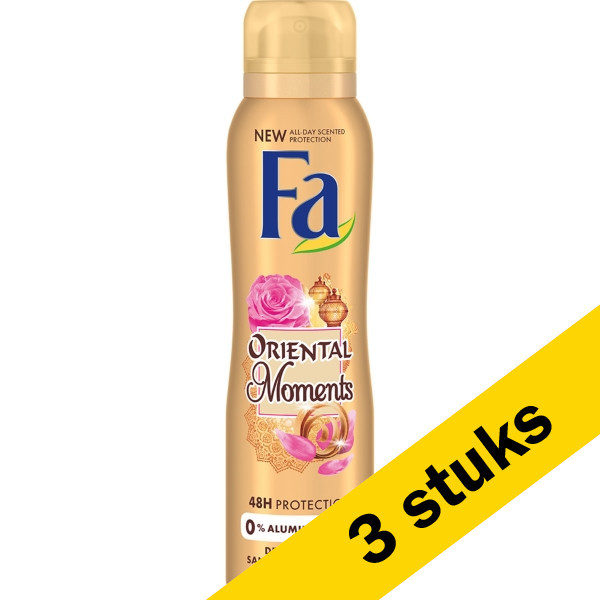Aanbieding: 3x Fa deodorant spray Oriental Moments (150 ml) SFA05130 - 1