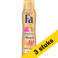 Fa Aanbieding: 3x Fa deodorant spray Oriental Moments (150 ml)  SFA05130