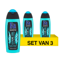Fa Aanbieding: 3x Fa douchegel Extreme Cool for Men (250 ml)  SFA05160
