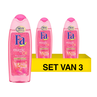 Fa Aanbieding: 3x Fa douchegel Magic Oil Pink Jasmin (250 ml)  SFA05159