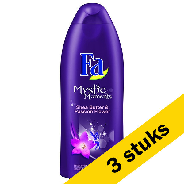 Fa Aanbieding: 3x Fa douchegel Mystic Moments Shea Butter & Passion Flower (250 ml)  SFA05161 - 1
