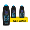 Aanbieding: 3x Fa douchegel Perfect Wave for Men (250 ml)