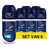 Aanbieding: 6x Fa deoroller Sport (50 ml)