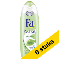 Fa Aanbieding: 6x Fa douchegel Yoghurt Aloe Vera (250 ml)  SFA06192