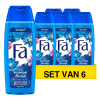 Aanbieding: Fa Balancing Moments Lotus & Sesambloem Douchegel (6 flessen - 250 ml) SFA06223 - 1