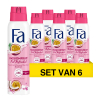 Aanbieding: Fa Deodorant Spray Passionfruit (6 flessen - 150 ml) SFA06215 - 1