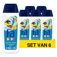 Aanbieding: Fa Douchegel & Shampoo Kids Pirate Fantasy (6 flessen - 250 ml) SFA06237