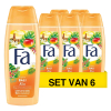 Aanbieding: Fa Douchegel Bali Kiss (6 flessen - 250 ml)