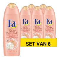 Fa Aanbieding: Fa Douchegel Divine Moments (6 flessen - 250 ml)  SFA06229