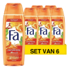 Aanbieding: Fa Douchegel Empowering Moments Orange Peel & Basil (6 flessen - 250 ml)