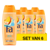 Aanbieding: Fa Douchegel Peach Pacific (6 flessen - 250 ml) SFA06225 - 1