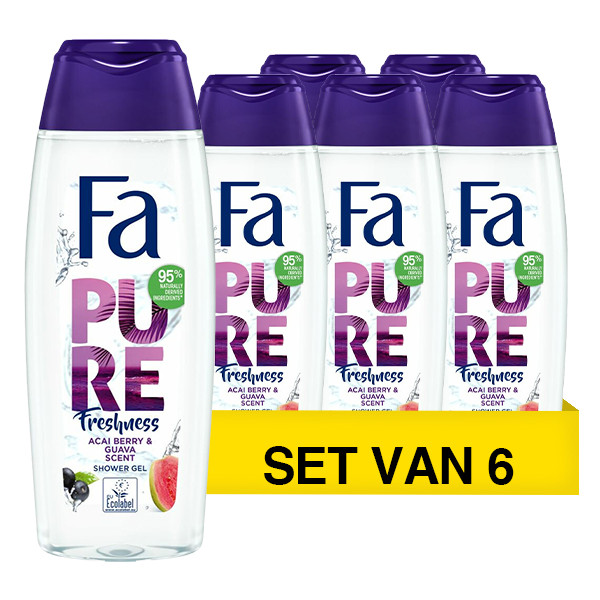 Aanbieding: Fa Douchegel Pure Acai Berry & Guava (6 flessen - 250 ml) SFA06241 - 1