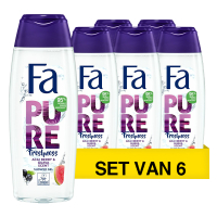 Aanbieding: Fa Douchegel Pure Acai Berry & Guava (6 flessen - 250 ml)