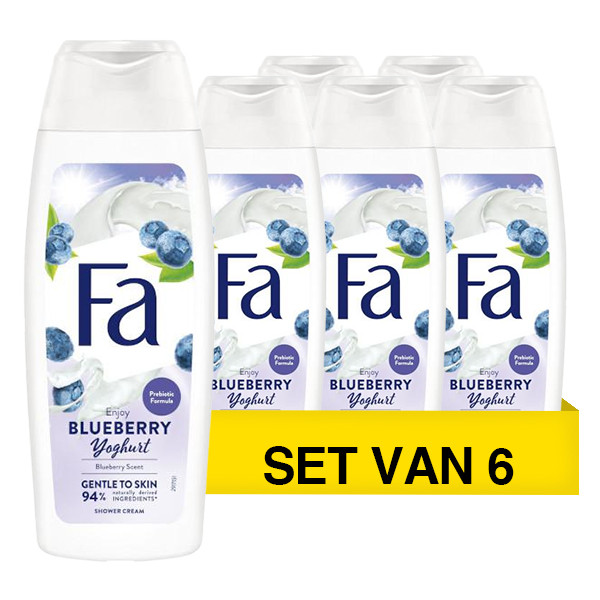Fa Aanbieding: Fa Douchegel Yoghurt Blueberry (6 flessen - 250 ml)  SFA06243 - 1