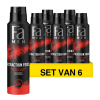 Aanbieding: Fa Men Deodorant Spray Attraction Force (6 flessen - 150 ml)
