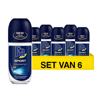 Aanbieding: Fa deoroller Sport (6 stuks à 50 ml) SFA06246