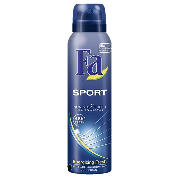 Graag gedaan dauw Kaap Fa deodorant spray Sport for men (150 ml) Fa 123schoon.nl