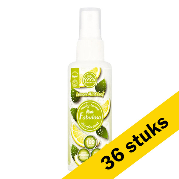 Fabulosa Aanbieding: Mini Fabulosa Spray | Lemon Mint Leaf (36x 60 ml)  SFA06171 - 1