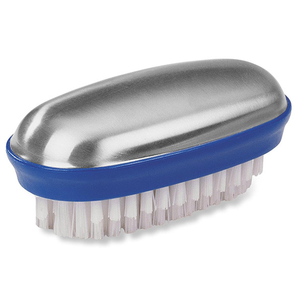 Fackelmann Tecno RVS Geurverwijderende Zeep Met Nagelreinigingsborstel (zilver/blauw)  SFA06249 - 1