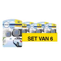 Aanbieding: Febreze Auto Clip On Luchtverfrisser Cotton Fresh (6 stuks à 2 ml) SFE0111