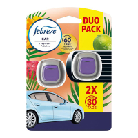 Febreze Auto Luchtverfrisser Tropical Fruits (2 stuks á 2 ml) SFE00110