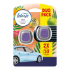 Febreze Auto Luchtverfrisser Tropical Fruits (2 stuks á 2 ml)