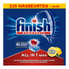 Finish Aanbieding: Finish Powerball All-In-1-Max Lemon vaatwastabletten (225 stuks)  SFI00067